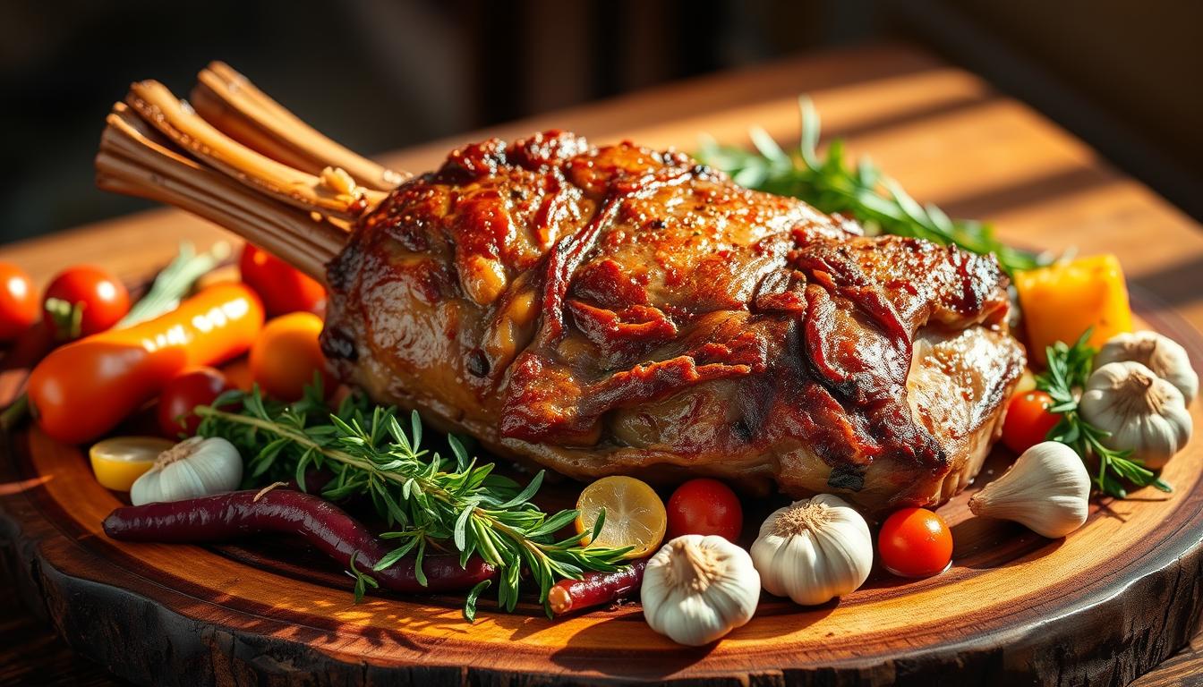 souris d'agneau au four