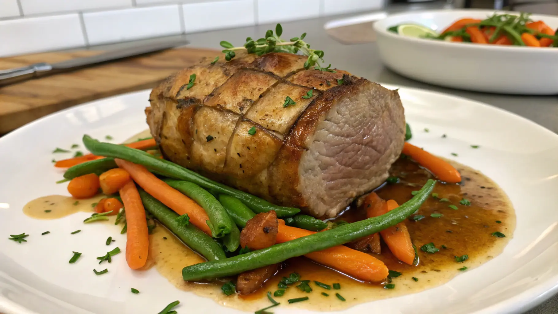 Rôti de veau au four